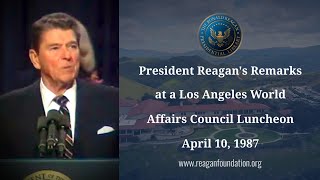 President Reagans Inspiring Speech on American Exceptionalism [upl. by Naitsirc]