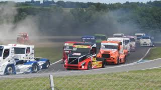 DÉPART COURSE 1 GRANDPRIX CAMIONS NOGARO 2019 [upl. by Petit]