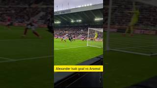 Alexander Isak magnificent header goal against Arsenal [upl. by Ennove]