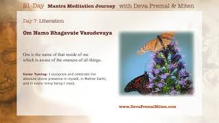 Deva Premal amp Miten 21Day Mantra Meditation Journey  Day 7 [upl. by Nylirrehs]