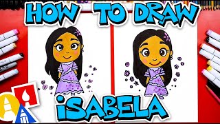 How To Draw Isabela From Encanto [upl. by Kremer]