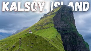 Most Scenic Hike to Kallur Lighthouse on Kalsoy Faroe Islands 🇫🇴 [upl. by Lakym]