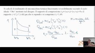 Esercizi  II principio termodinamica es1  Corso di Termodinamica  29elode [upl. by Maitilde]