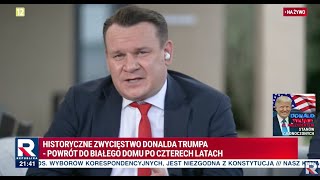 Historyczne zwycięstwo D Trumpa  Tarczyński Rachoń Olechowski  WPunkt [upl. by Dorweiler]