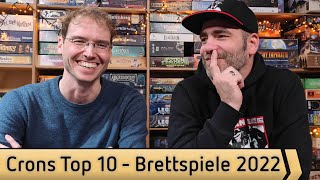 Top 10 Cron 2022 – Die besten Brettspiele des Jahres [upl. by Kokoruda]