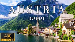 FLYING OVER AUSTRIA 4K UHD  Relaxing Music With Stunning Beautiful Nature 4K Video Ultra HD [upl. by Meaghan]