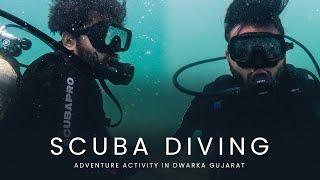 Scuba diving in Gujarat at Dwarka  The ultimate under water photography  Adventure Tourism [upl. by Dell]