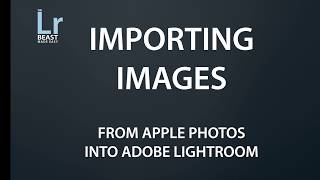 Tips Importing from Apple Photos to Lightroom [upl. by Niwde]