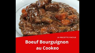 Bœuf bourguignon Cookeo  Cuisson sous pression [upl. by Nylirrej]