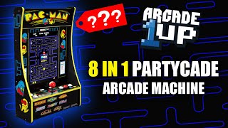 Arcade1Up 8in1 PacMan Partycade Arcade Machine REVIEW [upl. by Sirois357]