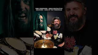 DRUM BRUTALITY DIRK VERBEUREN  SOILWORK  KING OF THE THRESHOLD [upl. by Nodaj]