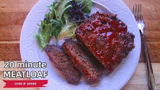 20 Minute Meatloaf  Simply Delicious [upl. by Braasch]