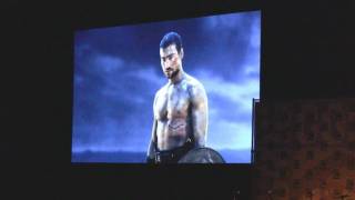 Spartacus season 2 Trailer and interview with Andy Whitfield comic con 2010 [upl. by Leirbma]