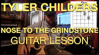 Tyler Childers Nose to the Grindstone Guitar Lesson wChords [upl. by Neerhtak883]