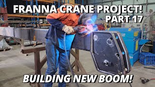 Finish Building NEW Crane Boom  Franna Crane Project  Part 17 [upl. by Tuck]