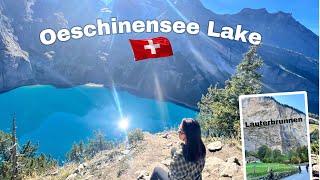 BEST HIKE to see Oeschinensee Lake SWITZERLAND  Lanjut ke Lauterbrunnen [upl. by Tolecnal]