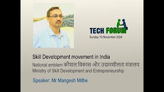 IEI PLC amp TechForum Sunday TechTalk Skill Development Movement in India Speaker Mr Mangesh Mithey [upl. by Nimesay]