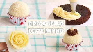 COMO FAZER BRIGADEIRO DE LEITE NINHO  PARA ENROLAR E PONTO DE BICO  Tiago Mauro [upl. by Navonoj]