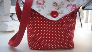 Reversible messenger bag tutorial by Debbie Shore [upl. by Anuat]