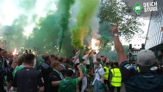 Emotionen pur Werder BremenFans feiern den Aufstieg  die Highlights des Festtages [upl. by Eihcra553]