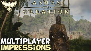 Ashes Of Creation Alpha 1 Siege PVP amp World Boss Gameplay [upl. by Nirehtac]