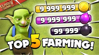 5 Best Farming Strategies in Clash of Clans [upl. by Yerxa]