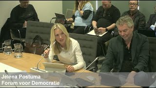 Hogere parkeerkosten stop het antiautobeleid  Jelena Postuma FVD [upl. by Ttesil]