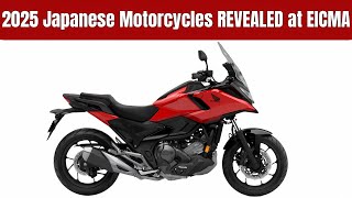 11 NEW 2025 Japanese Motorcycles REVEALED at EICMA 2024 Review [upl. by Miculek534]