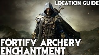 The Elder Scrolls V Skyrim  How to get the Fortify Archery Enchantment Location Guide [upl. by Paugh]