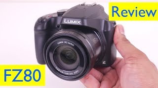 Panasonic Lumix FZ80 Review and 4K Video Zoom Footage Test [upl. by Adhamh]