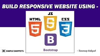 Introduction to Website Development Course using HTML5 CSS JS amp BootStrap  Tutorial  1 [upl. by Schlessinger699]