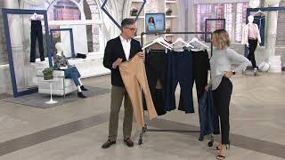 H by Halston Stretch Gabardine PullOn Ankle Pants on QVC [upl. by Vinny]