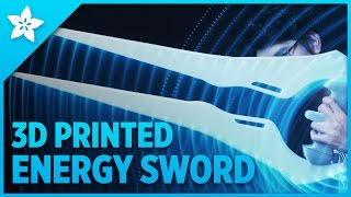 3D Printed Halo Energy Sword [upl. by Airdni311]