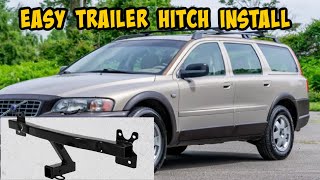 Volvo V70 S60 and XC70 Trailer Hitch Install Step by Step [upl. by Akinor]