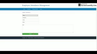 Employee Attendance Management System  Python Django Project Tutorial  Python CRUD Project [upl. by Gundry]