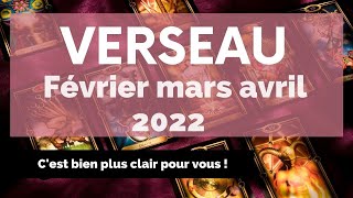 VERSEAU FÉVRIER MARS AVRIL 2022  Votre horoscope tarot trimestriel 🔮 [upl. by Niawd]