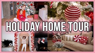 CHRISTMAS HOME TOUR with Holiday Decor Ideas [upl. by Mitzie]