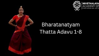 Thatta adavu 18  Bharatanatyam  Pandanallur Banni [upl. by Mrots60]