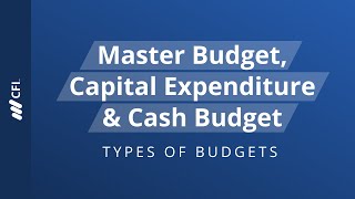 Types of Budget Master Cash amp Capital Expenditure [upl. by Naillik]