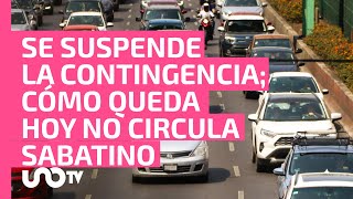 Suspenden contingencia ambiental ¿cómo queda el hoy no circula mañana sábado 25 de mayo [upl. by Alica]