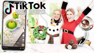 Trying TIKTOK Recipes With Mama Maples  so much yum [upl. by Fredella]