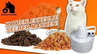 🔥Katzenleckerlie selber machen  Dörrfleisch  Dörrautomat  Rommelsbacher DA 750 [upl. by Ayekram]