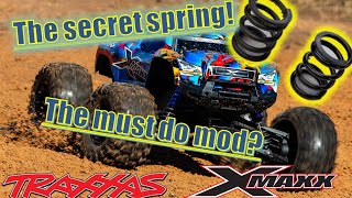 Super cheap mod to improve steering on Traxxas XMaxx [upl. by Aneroc168]