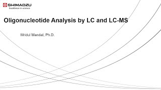 Oligonucleotide Analysis by LC and LCMS [upl. by Odiug]