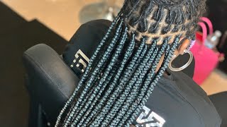 HOW TO BRAIDS OVER DREADS [upl. by Mcnair206]