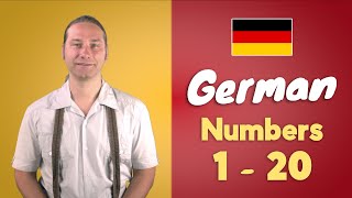 Learn German Numbers 120  German 1 to 20 [upl. by Nedyah]