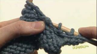 How to Pick Up a Dropped Stitch in Knitting For Dummies [upl. by Nada]