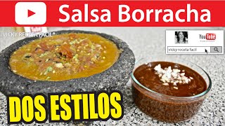 SALSA BORRACHA  Vicky Receta Facil [upl. by Htebaile]