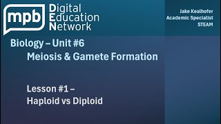 MPB Biology Unit 6 Lesson 1 Haploid vs Diploid [upl. by Thorsten]