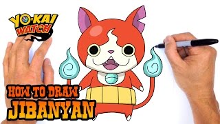 How to Draw Jibanyan  YoKai Watch [upl. by Erb]